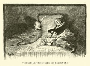 Chinese Opiumrook in Melbourne door English School