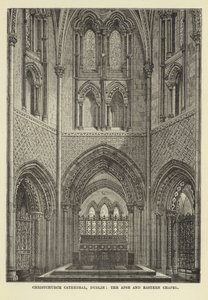 Christchurch-kathedraal, Dublin, de apsis en oostelijke kapel door English School