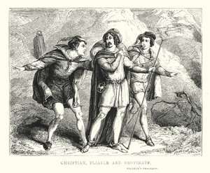 Christelijk, buigzaam en koppig (gravure) door English School