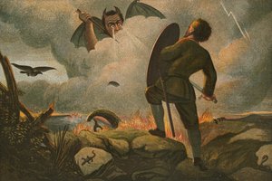 Christen vecht met Apollyon