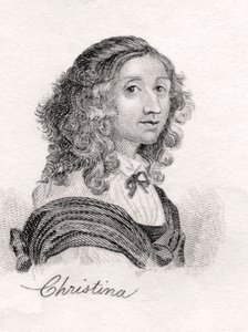 Christina van Zweden, uit Crabbs Historisch Woordenboek, gepubliceerd in 1825 door English School