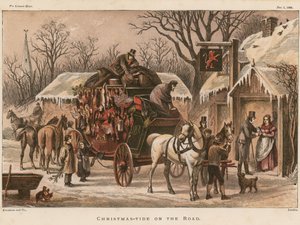 Kersttijd op de weg
