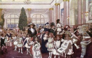 Kerstfestiviteiten voor kinderen, Savoy Hotel door English School