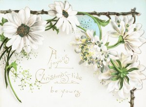 Kerstbloemen, Kerstkaart