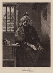 Kerstherinneringen (gravure) door English School