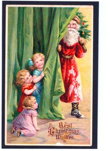 Kerstkaart, ca. 1907