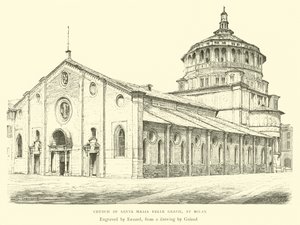 Kerk van Santa Maria delle Grazie, in Milaan door English School