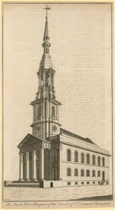 Kerk van St Leonard, Shoreditch door English School