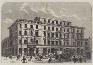 Stadsverbeteringen, het nieuwe magazijn van Messers Thomas Tapling, Beall, en Company, en de ingang naar Haberdashers