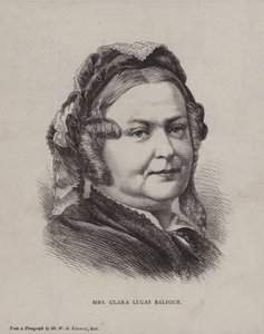 Clara Lucas Balfour, Engelse matigheidscampagnevoerder door English School