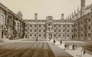 Clare College door English School