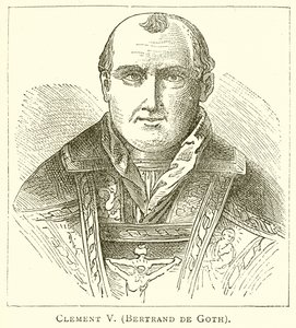 Clement V. (Bertrand de Goth) door English School