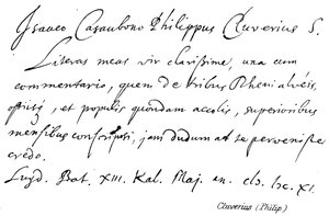 Cluverius, Philip
