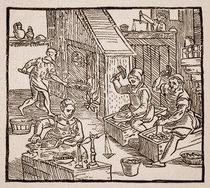 Muntmeesters aan het werk, 1577