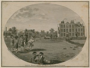 Coits gespeeld tegenover de Horns, Kennington Common door English School