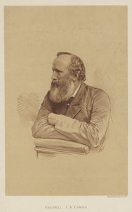 Kolonel J A Cowen (litho)