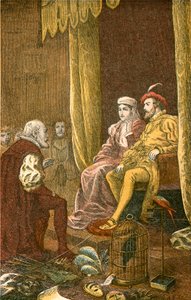 Columbus ontvangen door Ferdinand en Isabella