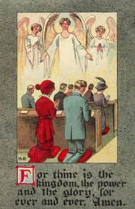 Gemeente die het Onze Vader opzegt