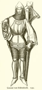 Conrad von Bickenbach. 1393 door English School