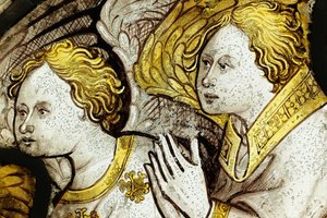 Geconserveerd gedeelte van het Grote Oostraam in York Minster: 