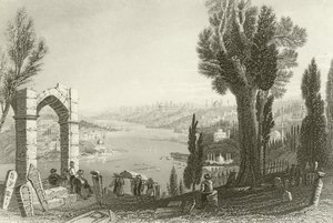Constantinopel, (en de Gouden Hoorn) door English School