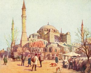 Constantinopel, St. Sophia Moskee