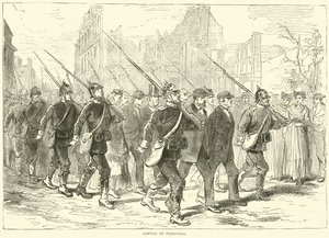 Konvooi van gevangenen, oktober 1870 door English School