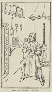 Kok en keuken, circa 1430