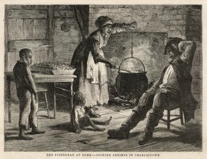 Garnalen koken in Charlestown