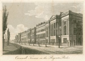 Cornwall Terrace, Regents Park, Londen door English School