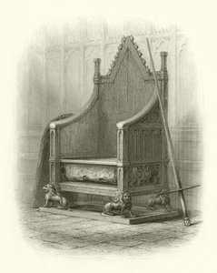 Kroningsstoel in Westminster Abbey