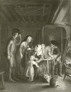 Hofmakerij in een cottage