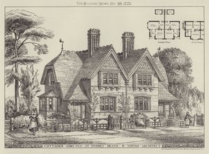 Cottages gebouwd in Bushey Heath door English School