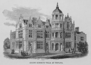 Villa van Graaf Kinski in Teplitz
