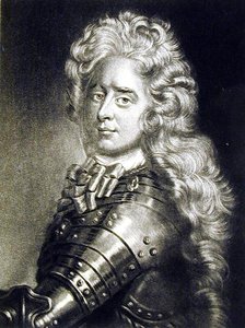 Graaf Konismark (overleden 1686) illustratie uit Portretten van Karakters Illustere in de Britse Geschiedenis, gegraveerd door Richard Earlom en Charles Turner door English School