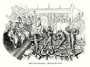 Court Mummers (gravure)