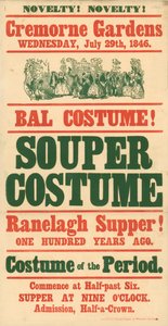 Cremorne Gardens, 29 juli 1846, Bal Costume door English School