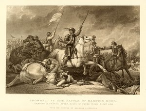 Cromwell bij de slag van Marston Moor
