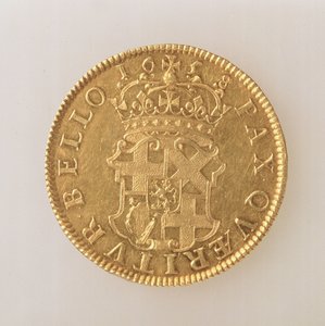 Kroon van Oliver Cromwell (1599-1658), Londen Munt, 1658 (achterzijde)