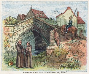 Croyland Brug, Lincolnshire door English School