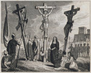 Kruisiging van Jezus Christus (gravure)