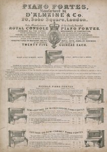 DAlmains Pianofabrikanten, Soho Square door English School