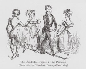 Dansen: De Quadrille, Figuur 1, Le Pantalon