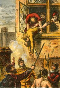 De dood van admiraal de Coligny