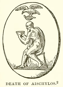 Dood van Aischylos door English School