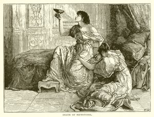 De dood van Sophonisba door English School