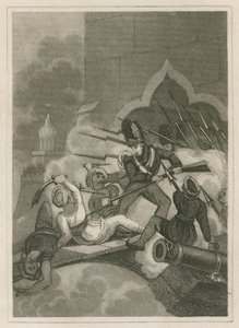 Dood van Tippoo Sahib bij de belegering van Serigapatam, India door English School
