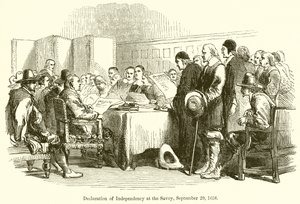 Verklaring van onafhankelijkheid in de Savoy, 29 september 1658 door English School