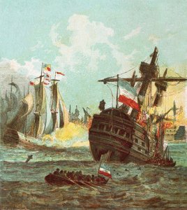 Nederlaag van de Nederlandse vloot