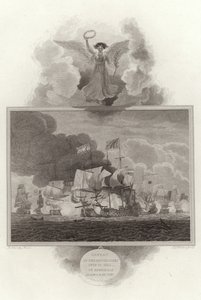 Nederlaag van de Nederlandse vloot, 13 juli 1653, door admiraals Blake en Monk